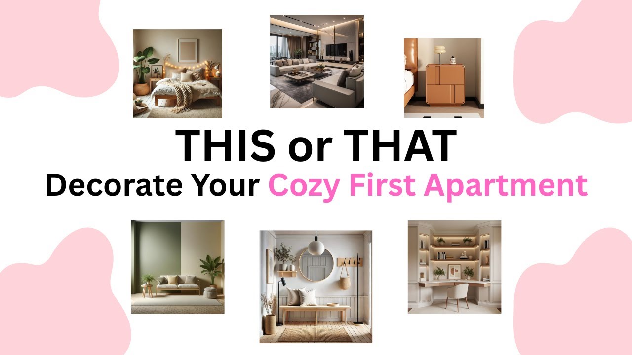 Decorate Your Cozy First Apartment | This or That🏡☕🕯️