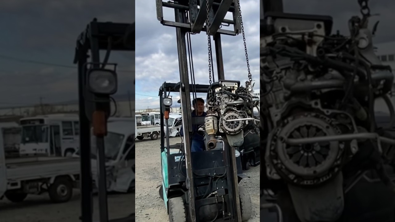 Tirando motor no Ferro Velho