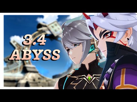 MY MAINS VS ABYSS | Genshin 3.4 Spiral Abyss Run