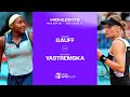 Coco Gauff vs. Dayana Yastremska |  2024 Madrid Round 3 | WTA Match Highlights