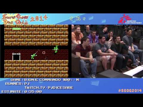 Bionic Commando by PJ in 27:47 - SGDQ2014 - Part 134