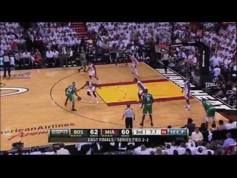 Paul Pierce slices the defense then throws it out for open three
