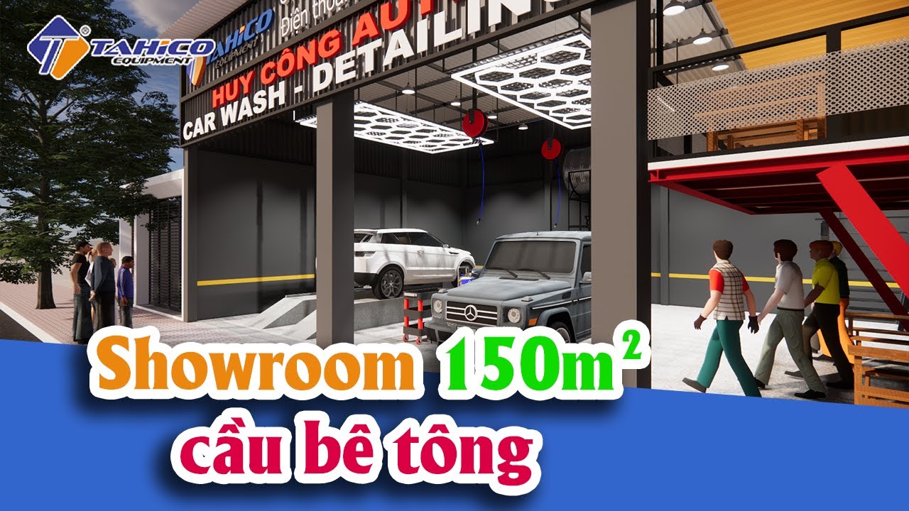 Lắp đặt tiệm rửa xe ô tô cho anh Khánh ở Tây Ninh 8