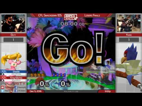 CFL Smackdown 105 Melee - Oaty (Peach) vs Kaike (Falco) - Losers Finals