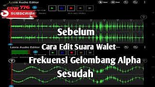 Download lagu TUTORIAL EDIT SUARA WALET FREKUENSI GELOMBANG ALPHA MENGGUNAKAN HP ANDROID mp3