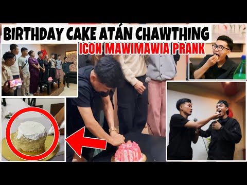 ICON HO KAN PRANK🤣BIRTHDAY CAKE ATÀN CHAWTHING😂PRANK