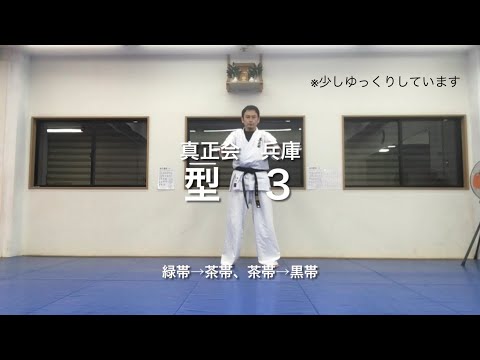 真正会　兵庫県　一般部　型３(少しゆっくり)