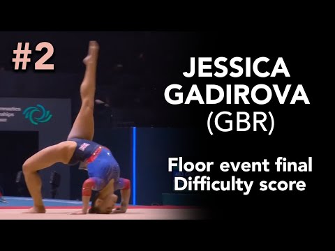 Floor Difficulty Breakdown - JESSICA GADIROVA (GBR) - Floor Event Finals