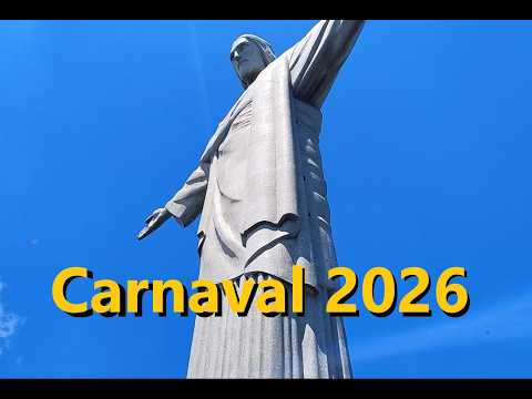 Visita ao Cristo Redentor Corcovado no Carnaval de 2026 | #passeios... Thumbnail de Visita ao Cristo Redentor Corcovado no Carnaval de 2026 | #passeios...