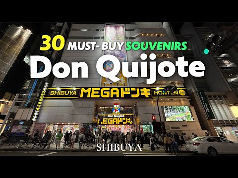 BEST 30 MUST-BUY JAPANESE ULTIMATE SOUVENIRS IN SHIBUYA MEGA DonQuijote 2025 ｜Tokyo Travel Guide