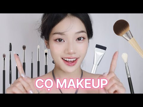 CỌ MAKEUP THIẾT YẾU CHO BEGINNER ✨Công Dụng & Cách Dùng Các Loại Cọ Trong Makeup | Liu Bui #LiuBui