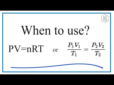 When to use the Combined Gas Law or the Ideal Gas Law