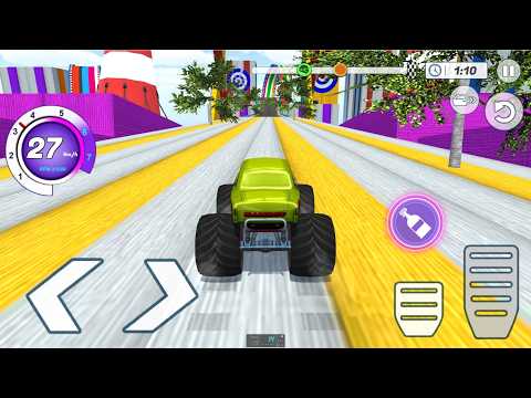 Monster Truck Mega Ramp Extreme Stunts GT Racing - Impossible Car Game - Android GamePlay #8