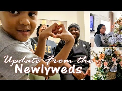 LET'S GO GET MORE FLORAL STEMS TO FINISH THIS ARRANGEMENT | THE NEWLYWEDS WANTED TO CHECK-IN🤍❤️💍💒