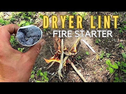 Dryer Lint Fire Starter?