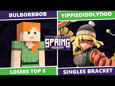 MDVA Spring Arcadian 2024: Losers T8 - BulbborbBob (Steve) vs YippieDiddlyDoo (Min Min) SSBU Singles