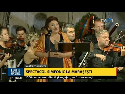 Leontina Văduva - Spectacol simfonic la 101 ani de la Bătălia de la Mărăşeşti