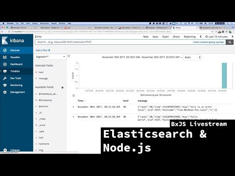BxJS Livestream - Elasticsearch with Node.js