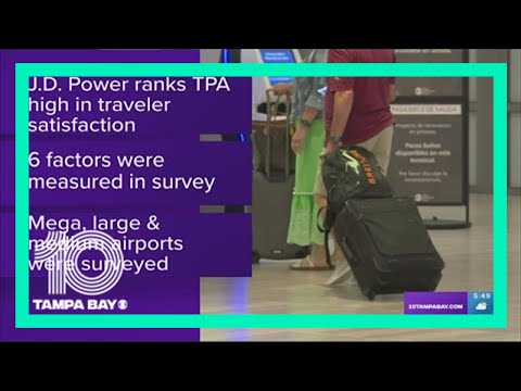 We're No. 1: TPA claims 1st post in 2022 North American Airport Satisfaction study