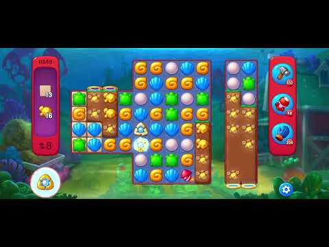 Fishdom Hard level 11549 no boosters フィッシュダム ハード