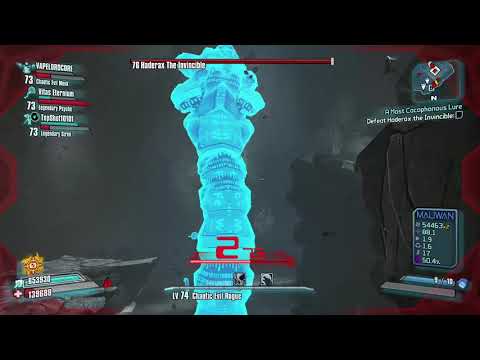 Borderlands 2 NEW raid boss Haderax the invincible Fight.