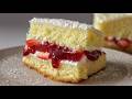 Quick Delicious Cake Recipe Easy Vanilla Cake With Strawberry And Cream Victoria Sponge Recipe