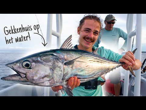 ONZE LIJN IS BIJNA OP!!  (Extreem sterke vis!)  -- Vlog 22