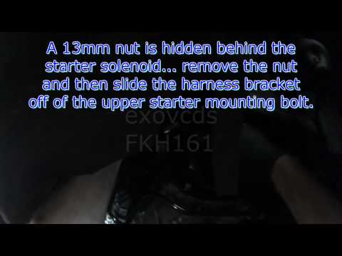 VW A4: Starter Removal Part 1 (5sp Std tranny)
