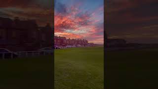 Sunset at North Berwick😍 #golf #sunset #scotland #golftravel