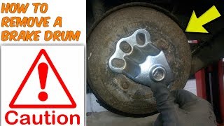 How To Remove A Stuck/Jammed Brake Drum