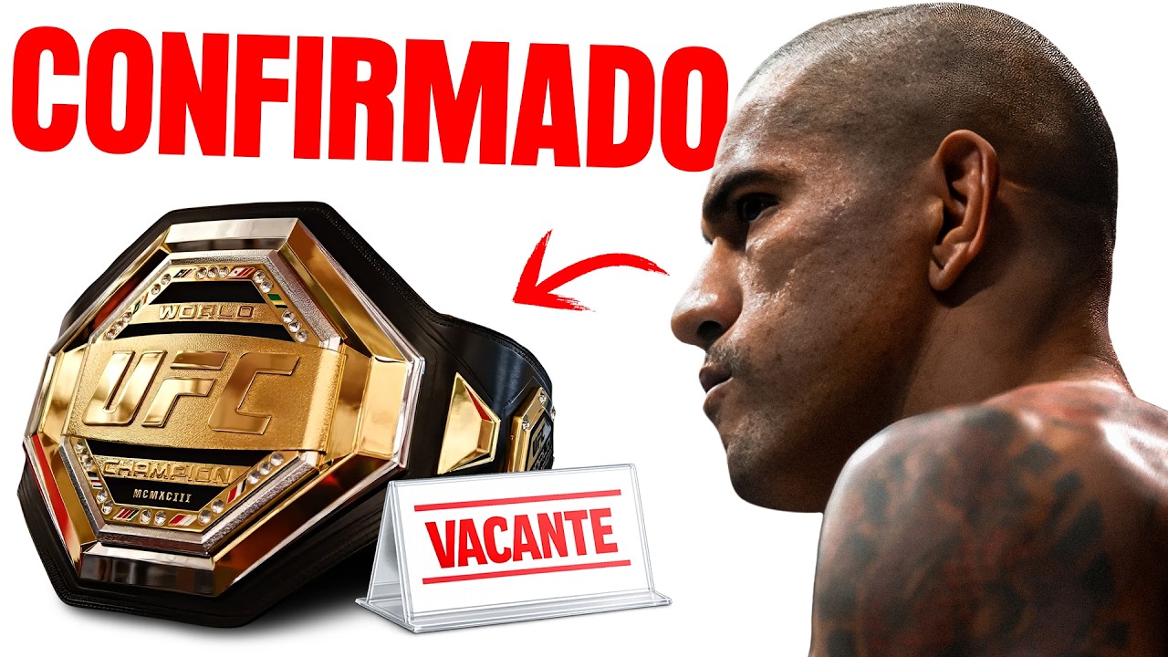 ¡OFICIAL! ALEX PEREIRA deja VACANTE el CINTURÓN!