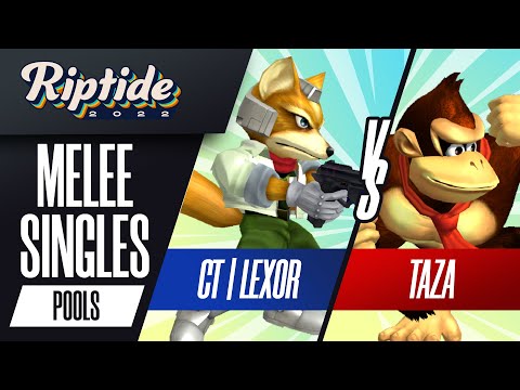 lexor vs Taza - Melee Singles Pools - Riptide 2022 | Fox vs Donkey Kong