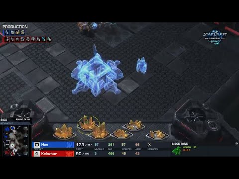 Has and his Double Gold Base on RedShift against Kelazhur | 2018 WCS Valencia