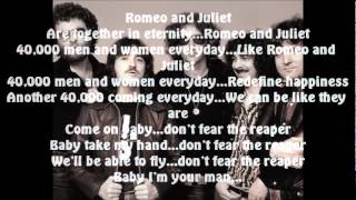 Don't Fear The Reaper - Blue Oyster Cult [Lyrics]