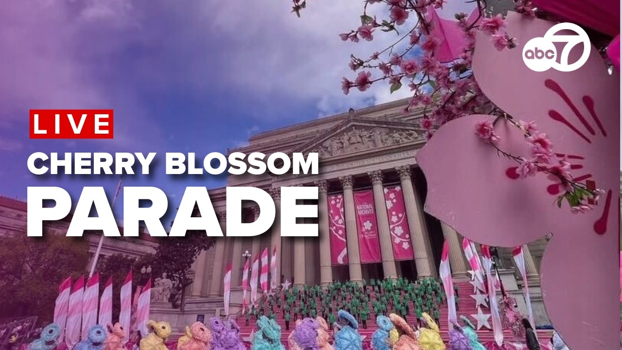 💮LIVE | 2026 National Cherry Blossom Festival Parade takes over DC