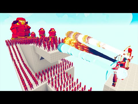100x IRON MAN + 3x HULK BASTER vs EVERY GODS - Totally Accurate Battle Simulator TABS