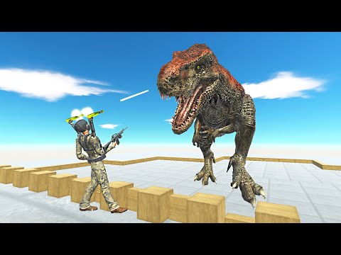 MINIGUN SOLDIER VS EVERY GIANT UNITS | ANIMAL REVOLT BATTLE SIMULATOR