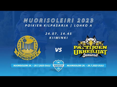 Nuorisoleiri 2023: Oulun Lippo Juniorit vs Pattijoen Urheilijat Juniorit