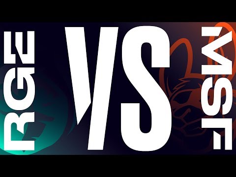 RGE vs. MSF - Week 1 Day 1 | LEC Spring Split | Rogue vs. Misfits Gaming (2019)