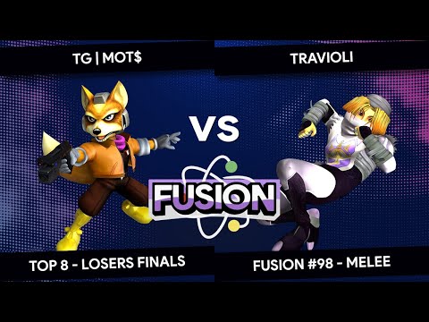 Fusion Melee #98 - Mot$ (Fox) vs Travioli (Sheik) - Top 8 - Losers Finals