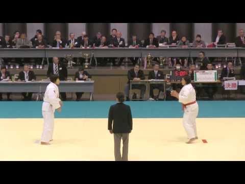 烏帽子美久 VS 岡村智美　決勝 2014 東京都女子柔道選手権大会