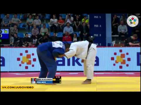 2013 IJF World Masters Tyumen  66kg Bronze Medal] SANJAASUREN Miyaragchaa (MGL)   POLLACK Golan (ISR