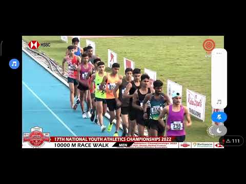 17th national youth boys 10000m race walk