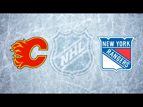 NHL Calgary Flames vs New York Rangers / Oct.25, 2021/Goals only