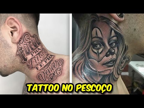 MELHORES TATUAGENS PRO PESCOÇO