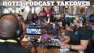 We Built A Full VIDEO PODCAST STUDIO In A HOTEL