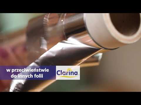 Folia aluminiowa z mikro tłoczeniem Clarina / Kuchcik - AKU Sp. z o.o.