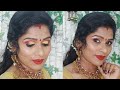 Indian Festival Makeup Look Ayudha Pooja Saraswathi Puja Traditional Step By Step Tutorial