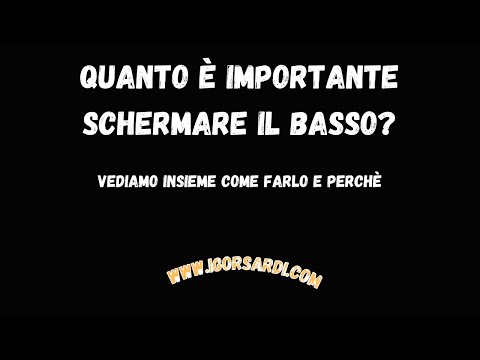 Come e perchè schermare il basso o la chitarra? Procedimento passo dopo passo