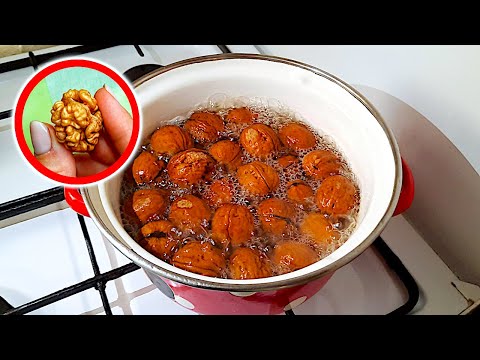 NUTS CLEAN THEMSELVES! How to Crack a Lot of Whole, Beautiful Nuts in 5 Minutes? Grandma's Secret